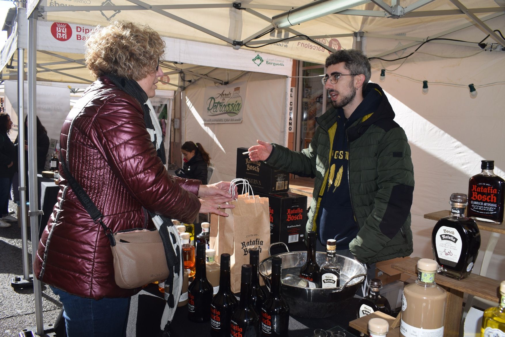 Les imatges de la Fira de la Xocolata i la Ratafia de Berga