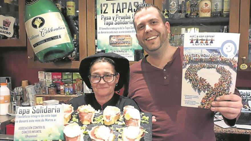 ‘Doce meses, doce tapas’ para echar una mano a la solidaridad