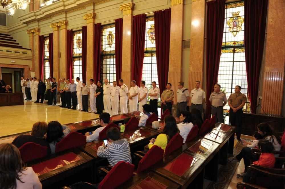 Recepción de Agregados de Defensa Militares Navales y Aéreos