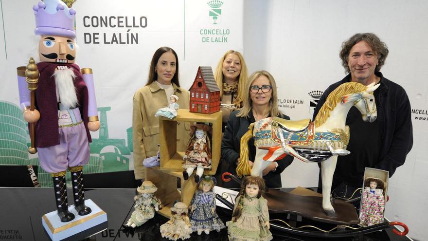 El primer avance de las Aldeas do Nadal de Lalín fue presentado ayer en el Concello. | Bernabé/J. Lalín