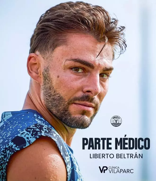 Baja inesperada en la UD Ibiza: Liberto Beltrán sufre una rotura del ligamento cruzado anterior dos semanas después de su fichaje