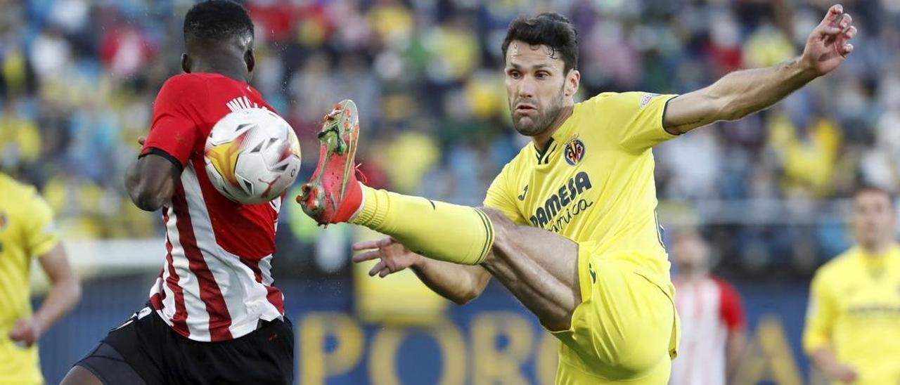 Alfonso Pedraza, autor del gol del empate en el partido de la pasada temporada que acabó entablas tras un tanto inicial de Raúl García para el Athletic Club.