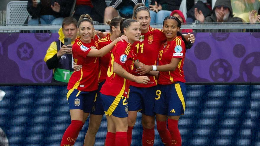España golea a Bélgica en el segundo partido de la Eurocopa