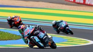 28 QUILES Maximo (spa), CFMoto Aspar Team, KTM RC250GP, action during the 2026 Estrella Galicia 0,0 Grand Prix Moto3 of Brazil from March 20th to 22th, in Autódromo Internacional de Goiânia – Ayrton Senna, Brazil - Photo Studio Milagro / DPPI AFP7 20/03/2026 ONLY FOR USE IN SPAIN