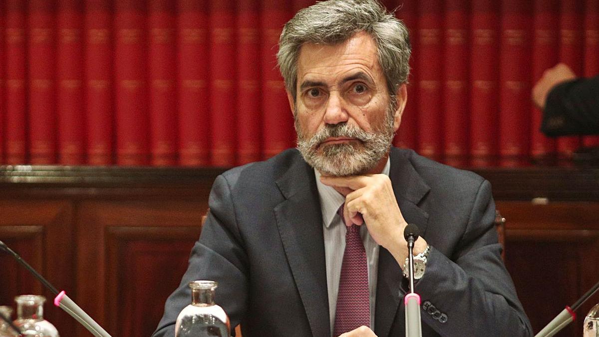 El president del Tribunal Suprem i del Consell General del Poder Judicial, Carlos Lesmes | ARXIU/EDUARDO PARRA