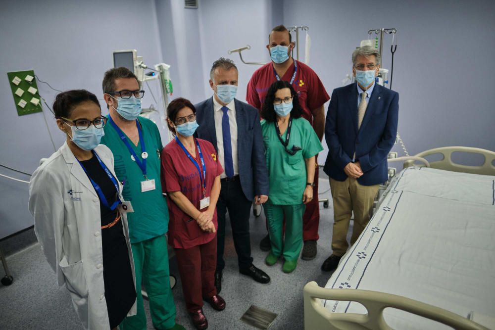 Visita de este jueves al Hospital de La Candelaria.