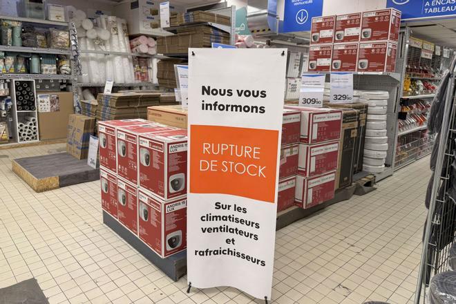A golpes por un ventilador en Francia