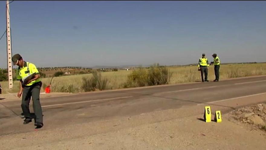 La Guardia Civil investiga las causas del accidente de Castuera