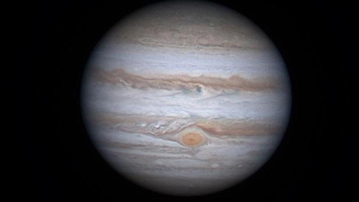 Júpiter visto desde Ibiza.