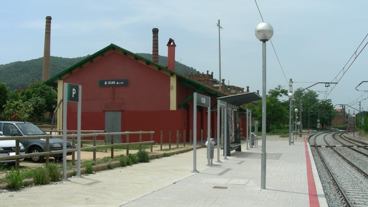 L'estació de tren de Celrà