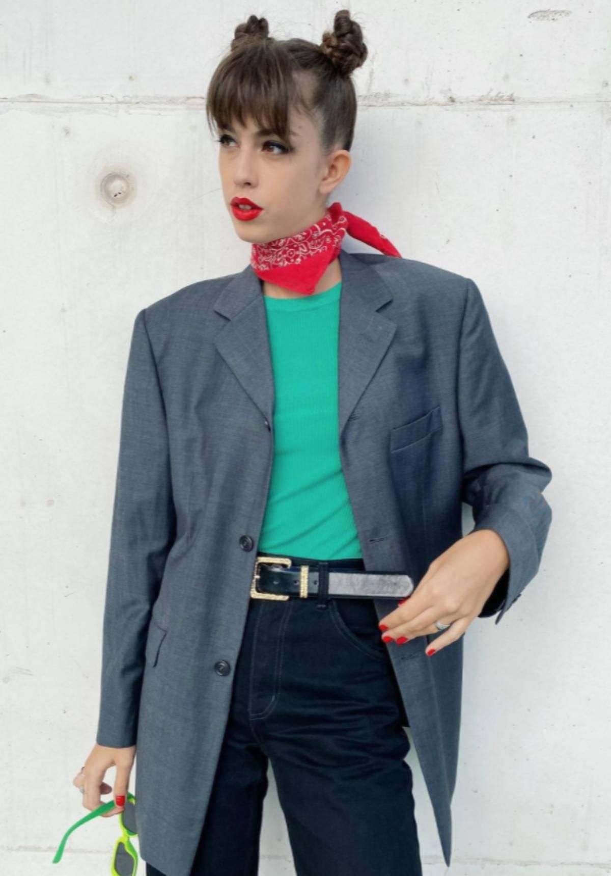 Mayka Merino en el backstage de la MBFWM