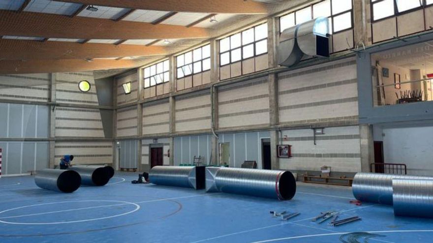 El polideportivo de La Llana estrena climatización e instalación eléctrica