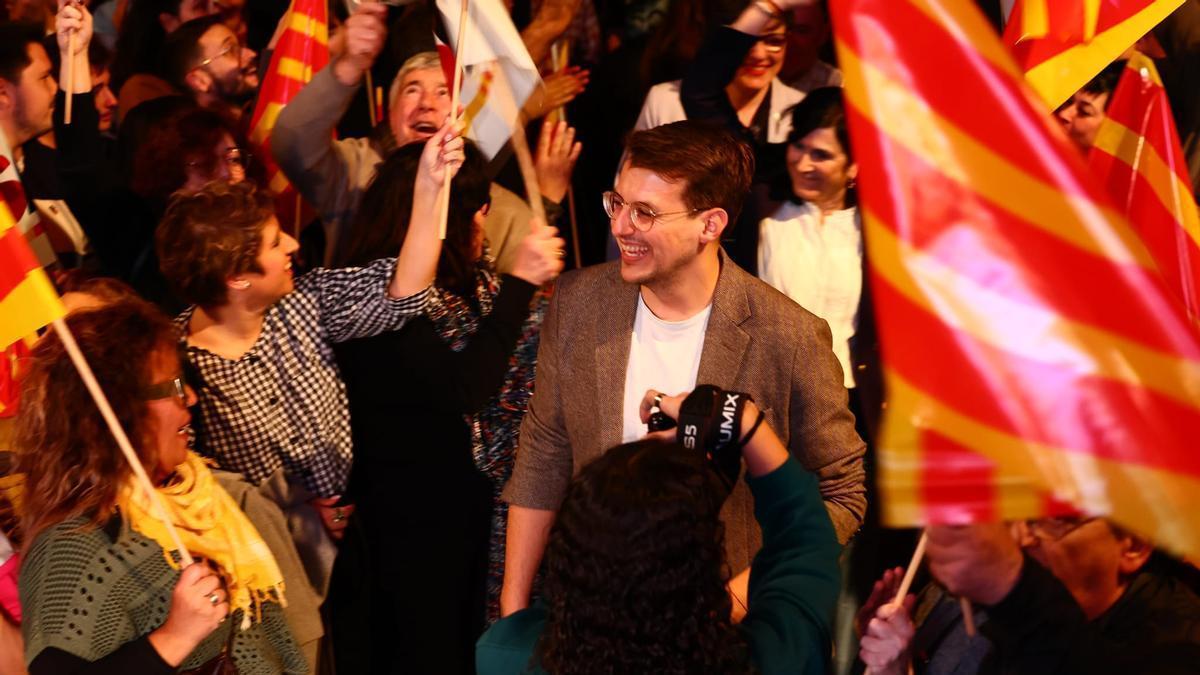 EN IMÁGENES | Mitin central de CHA en Zaragoza por las elecciones del 8F en Aragón