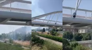 Un incendio de pastos en Cáceres vuelve a quemar Mejostilla