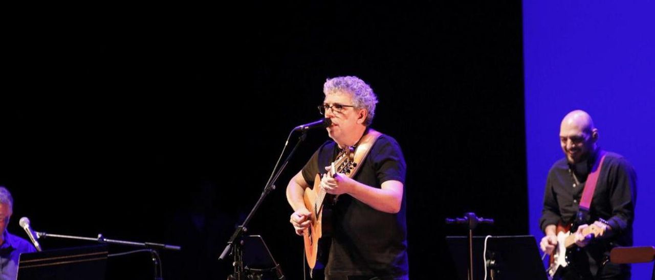 Pedro Guerra, durante su concierto.