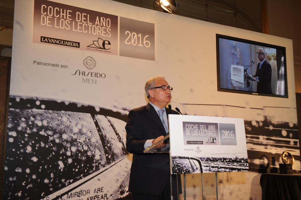 Entrega de los premios Coche del Año de Los Lectores 2016