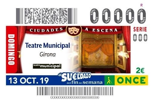 Visita de l'ONCE al Teatre MUnicpal de Girona