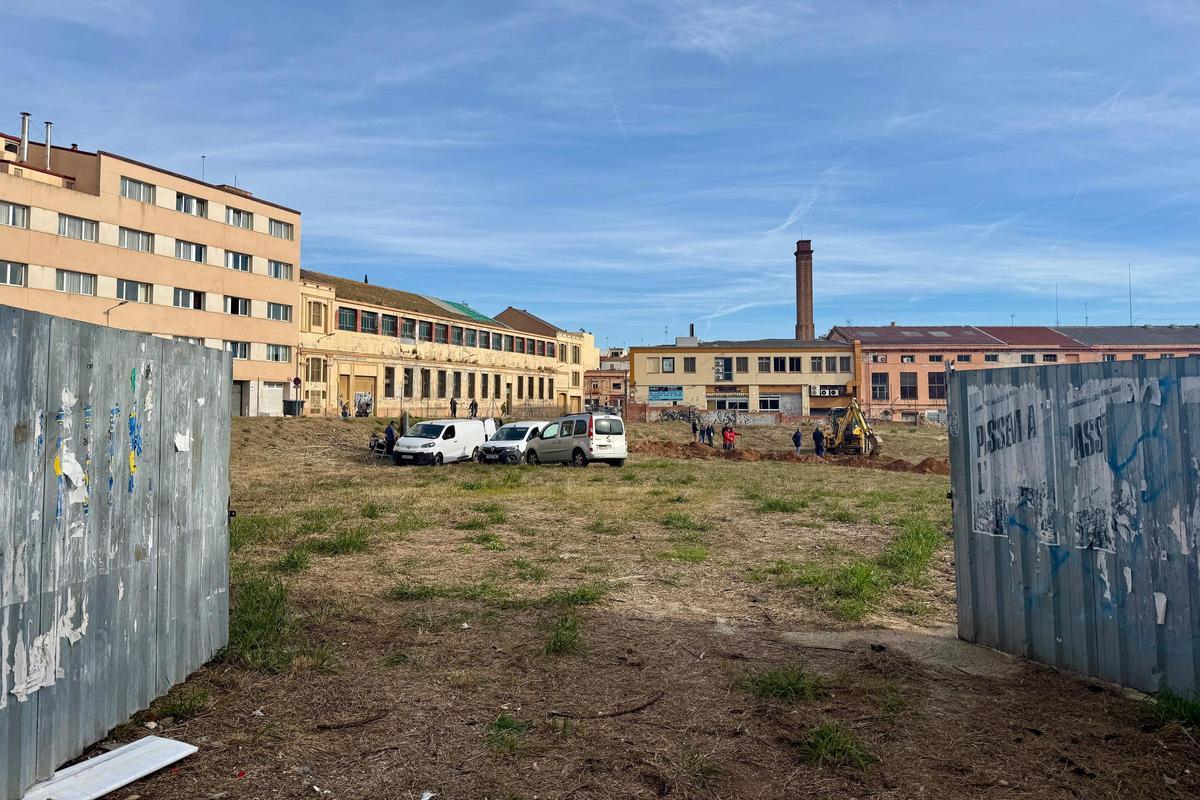 Estudios geotérmicos en el solar que El Corte Inglés tiene en el centro de Mataró