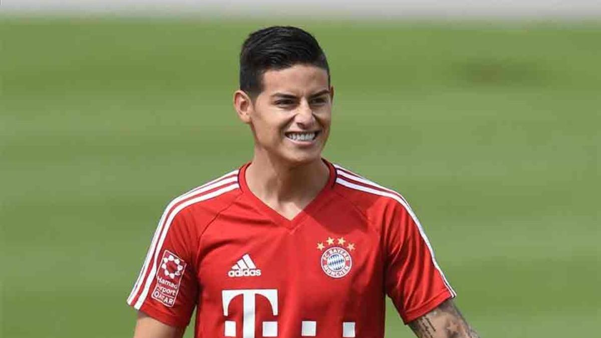 James Rodríguez ya trabaja en el Bayern Múnich