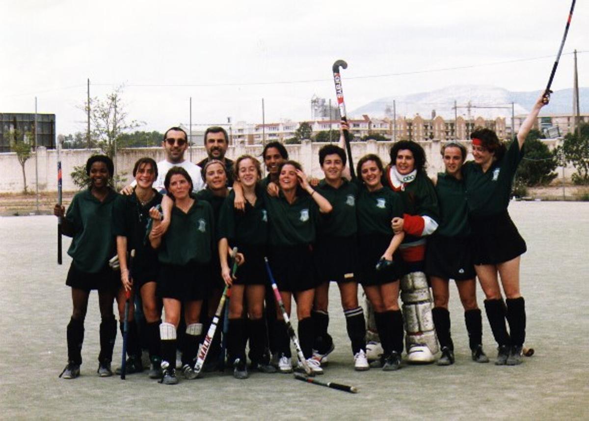 Equipo de División de Honor Femenina 1996.