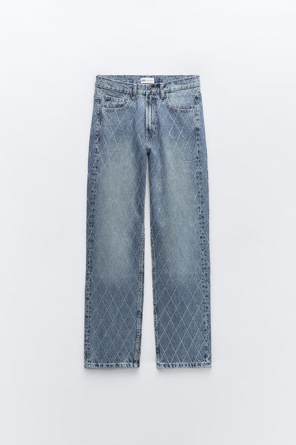 Vaqueros con brilli de Zara