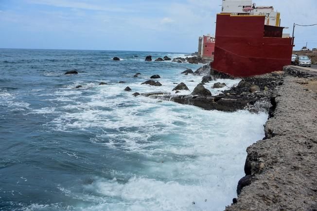 Pleamar en la zona norte de Gran Canaria