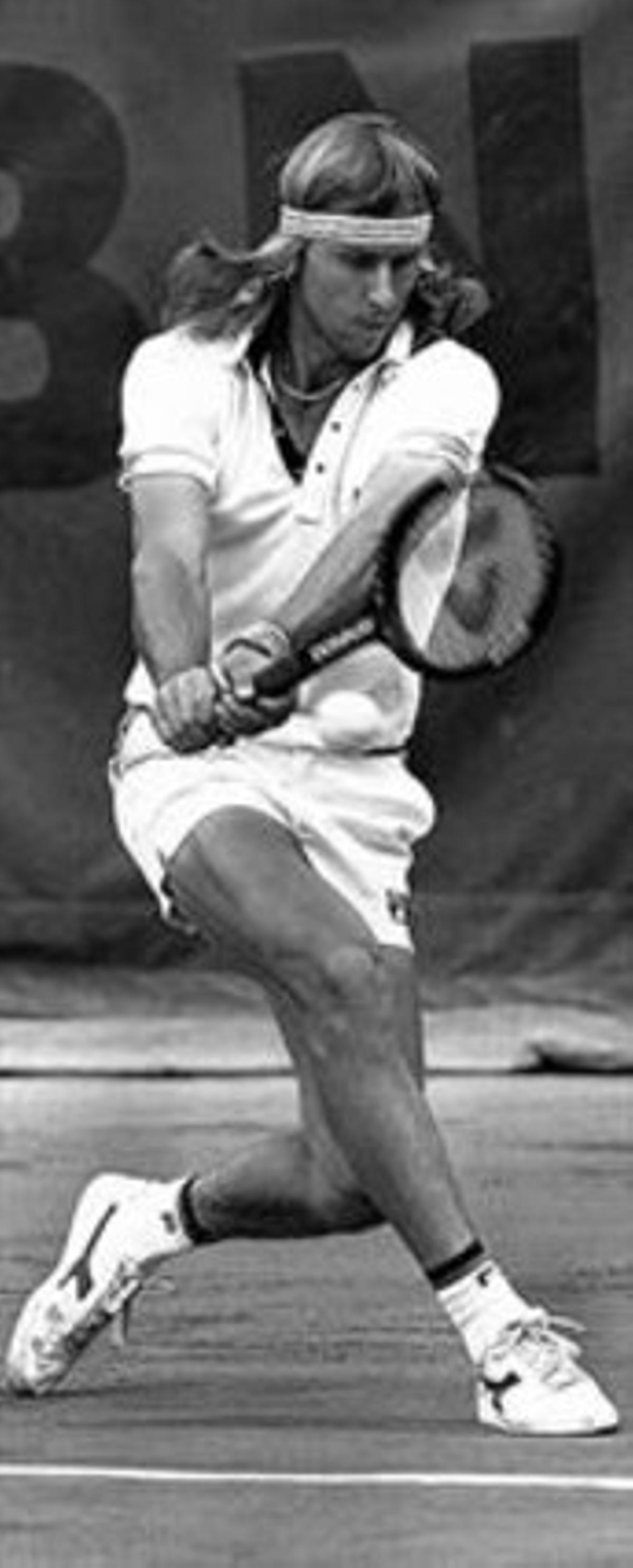 Borg, a Roland Garros.