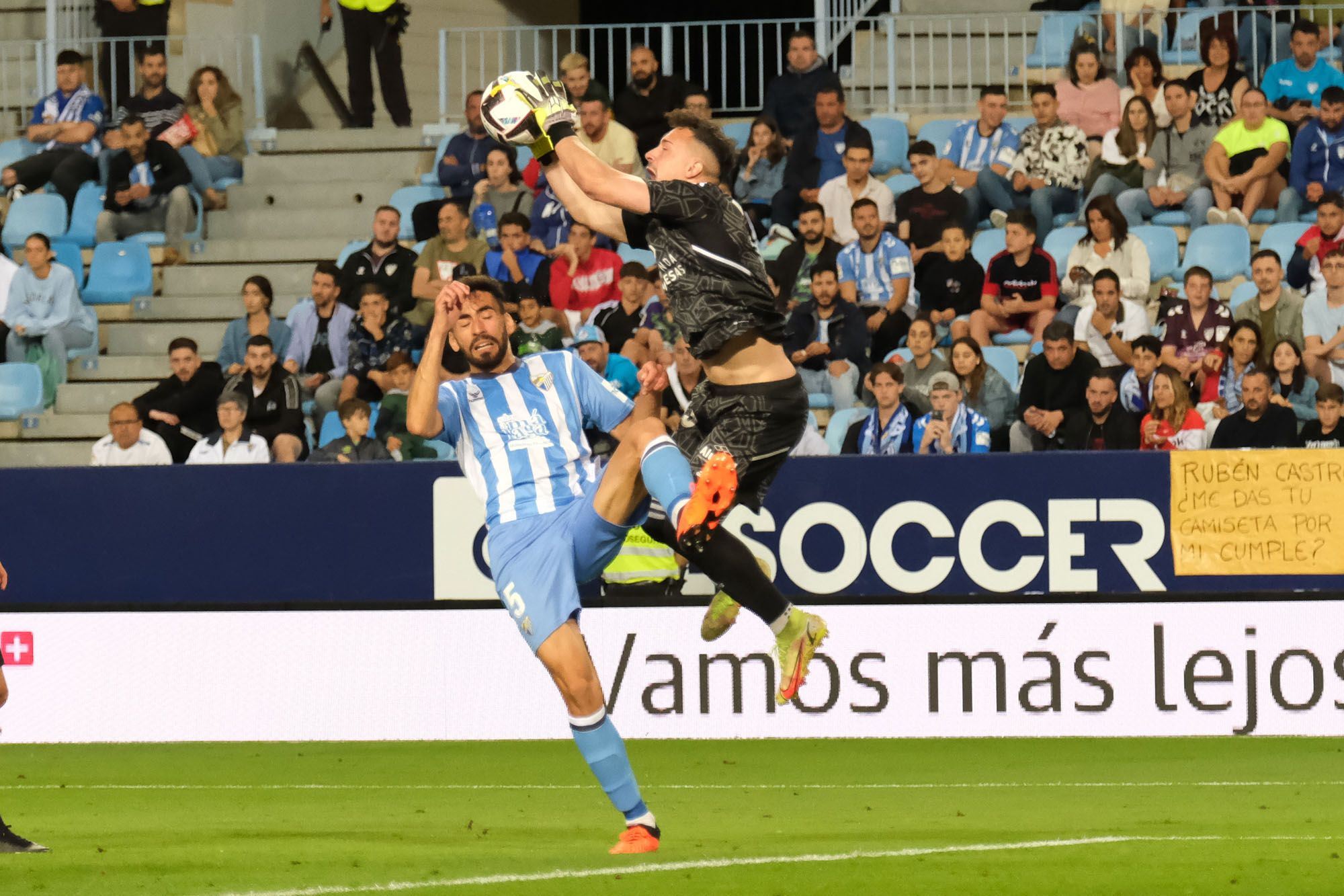 El Málaga CF - CD Mirandés, en imágenes