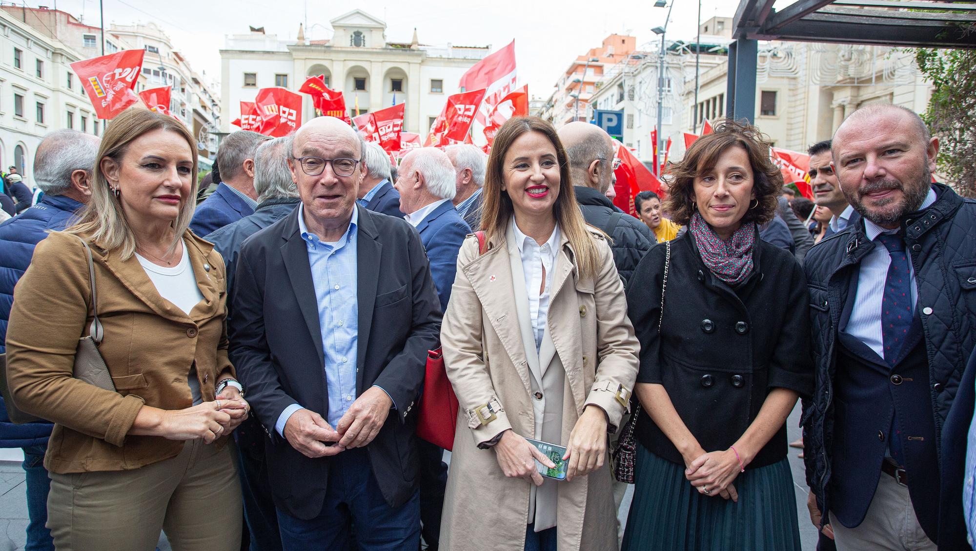 Concentración para reclamar una financiación justa para la provincia de Alicante