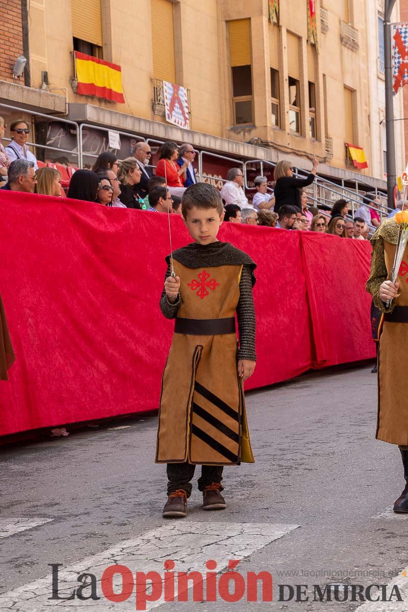Desfile infantil del Bando Cristiano en las Fiestas de Caravaca