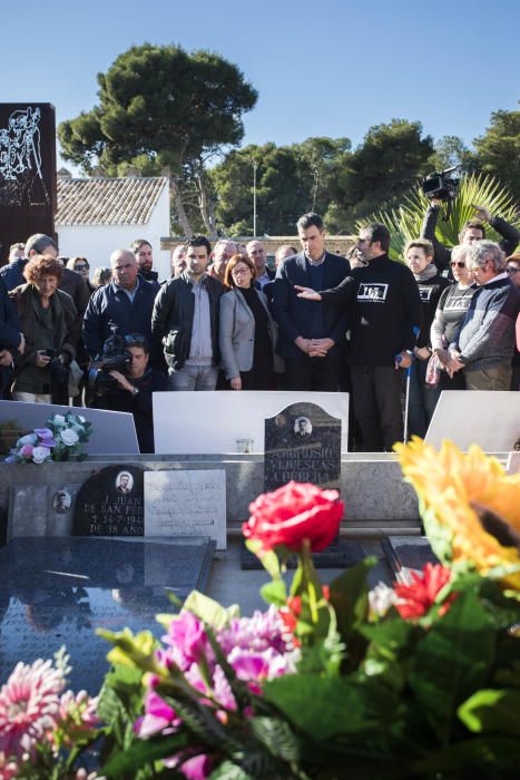 Pedro Sanchez presenta en Paterna la propuesta de Reforma de Ley de Memoria Histórica