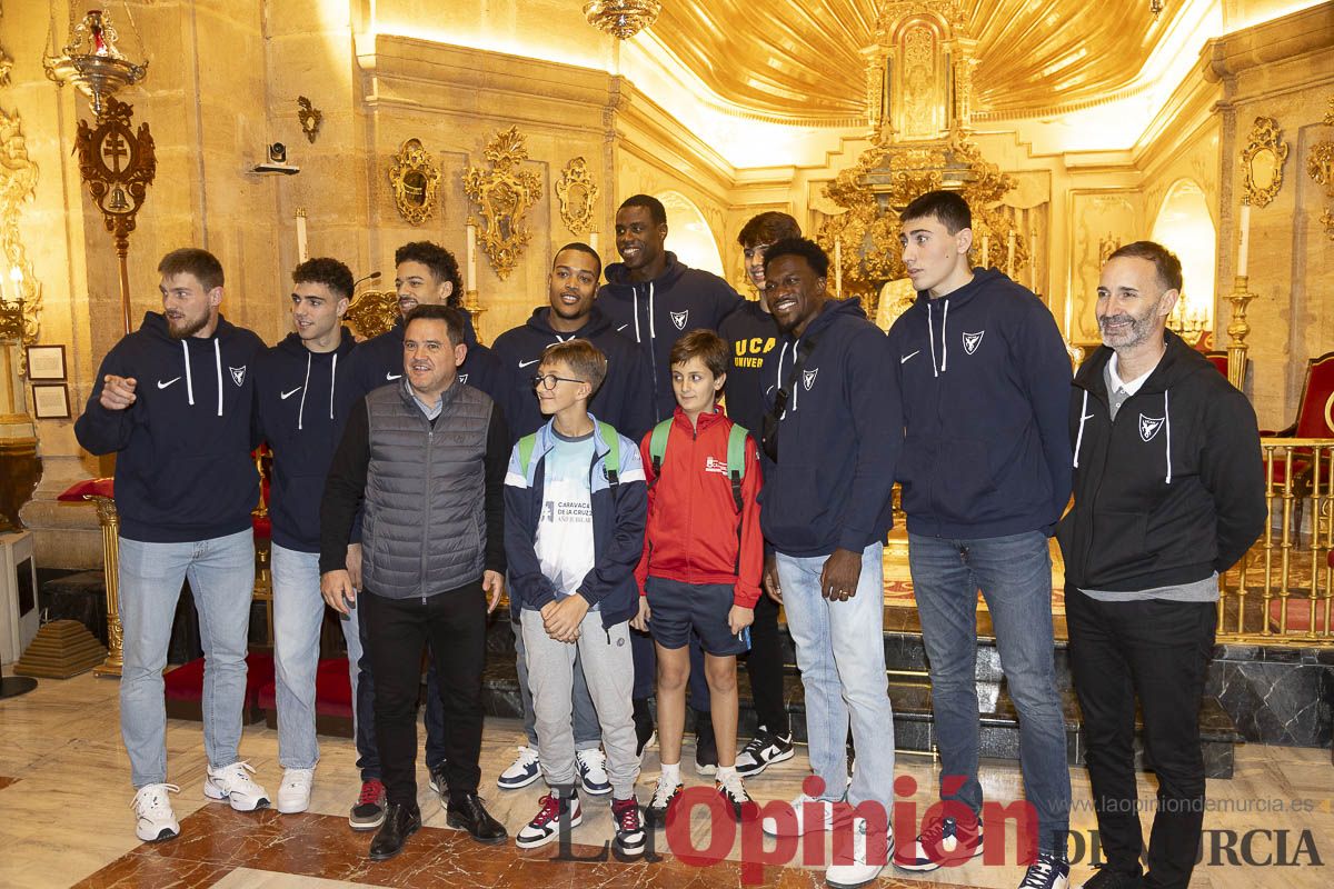 El UCAM Baloncesto peregrina a Caravaca