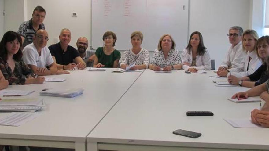 Profesionales que han participado en la ruta Diabetes en el hospital Francesc de Borja.