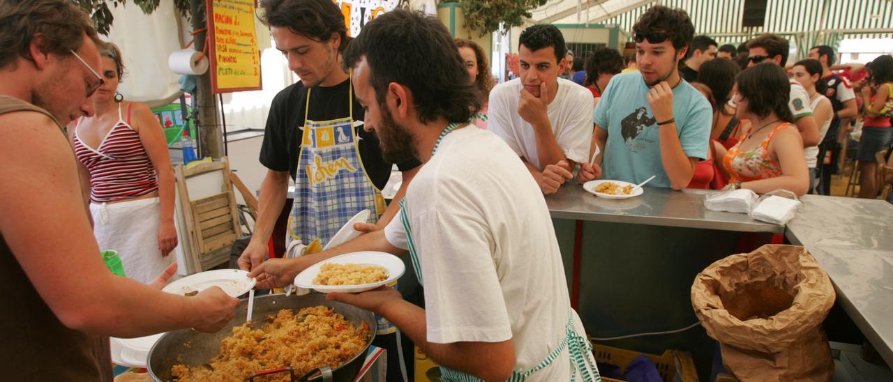 Imagen de archivo de la caseta Juan XXIII, en la feria de El Arenal.