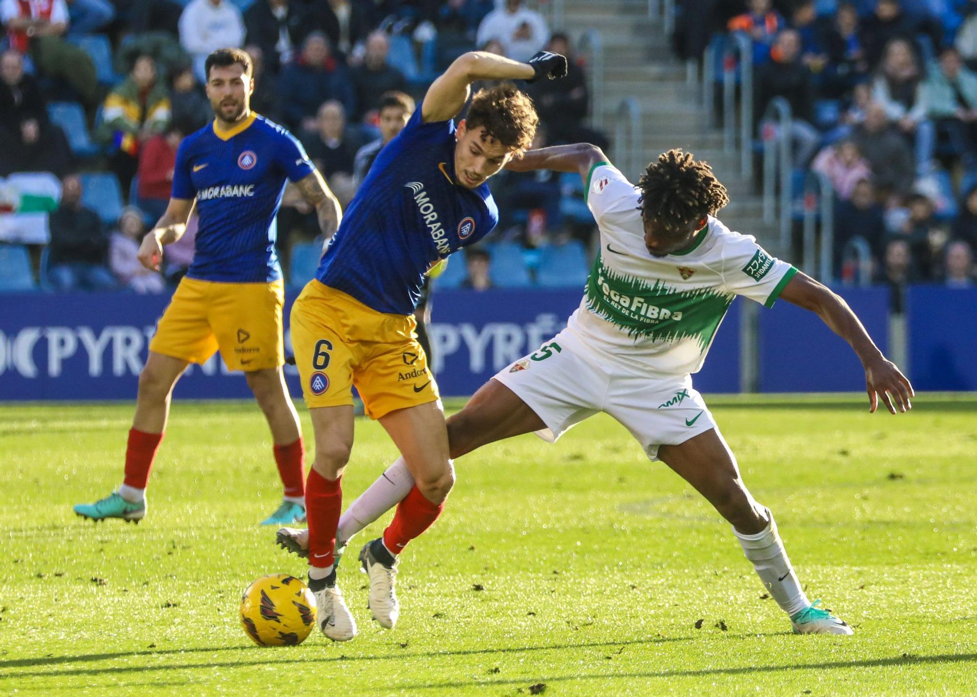 Así ha sido el partido entre el FC Andorra y Elche CF