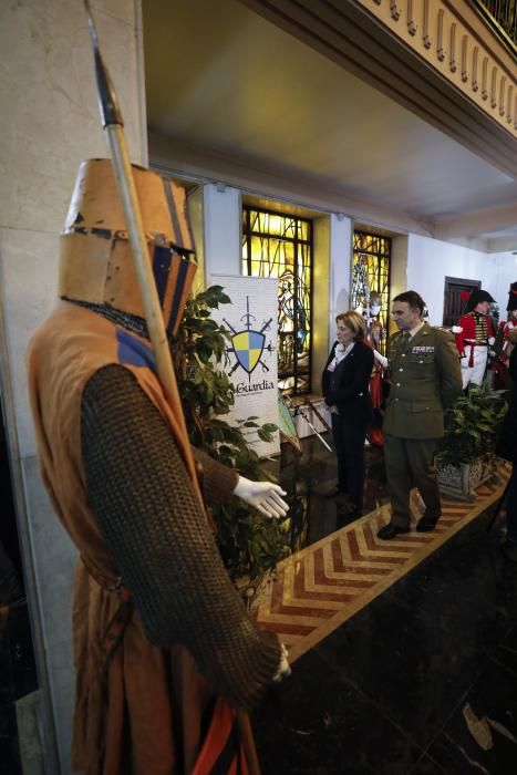 Exposición de uniformes militares