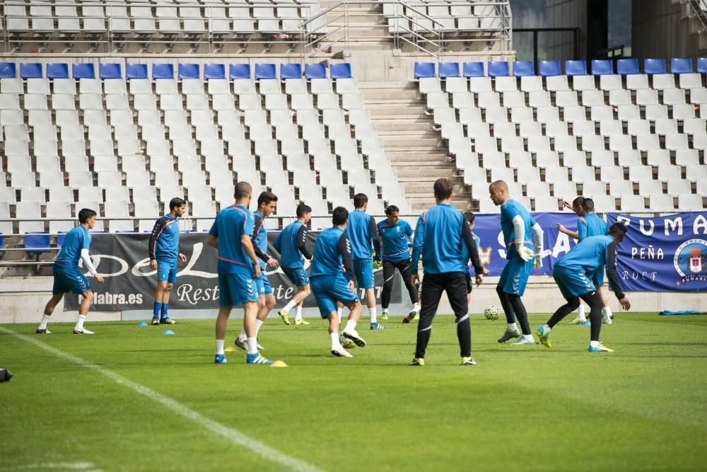 Entrenamiento del Real Oviedo