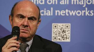 Guindos preveu que Espanya creixi un 1%