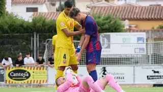 El '9' de futuro de La Masia vuelve a volar