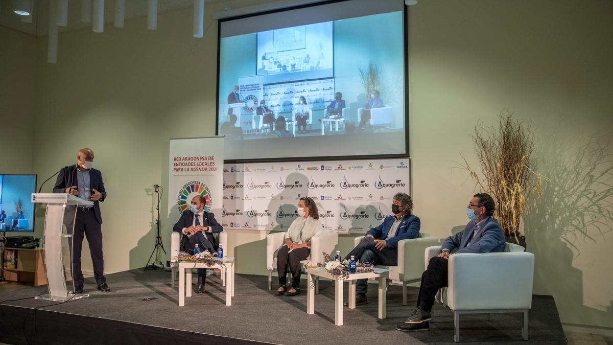 Encuentro de la Red Aragonesa de entidades locales para la Agenda 2030 celebrada en octubre en Ejea.