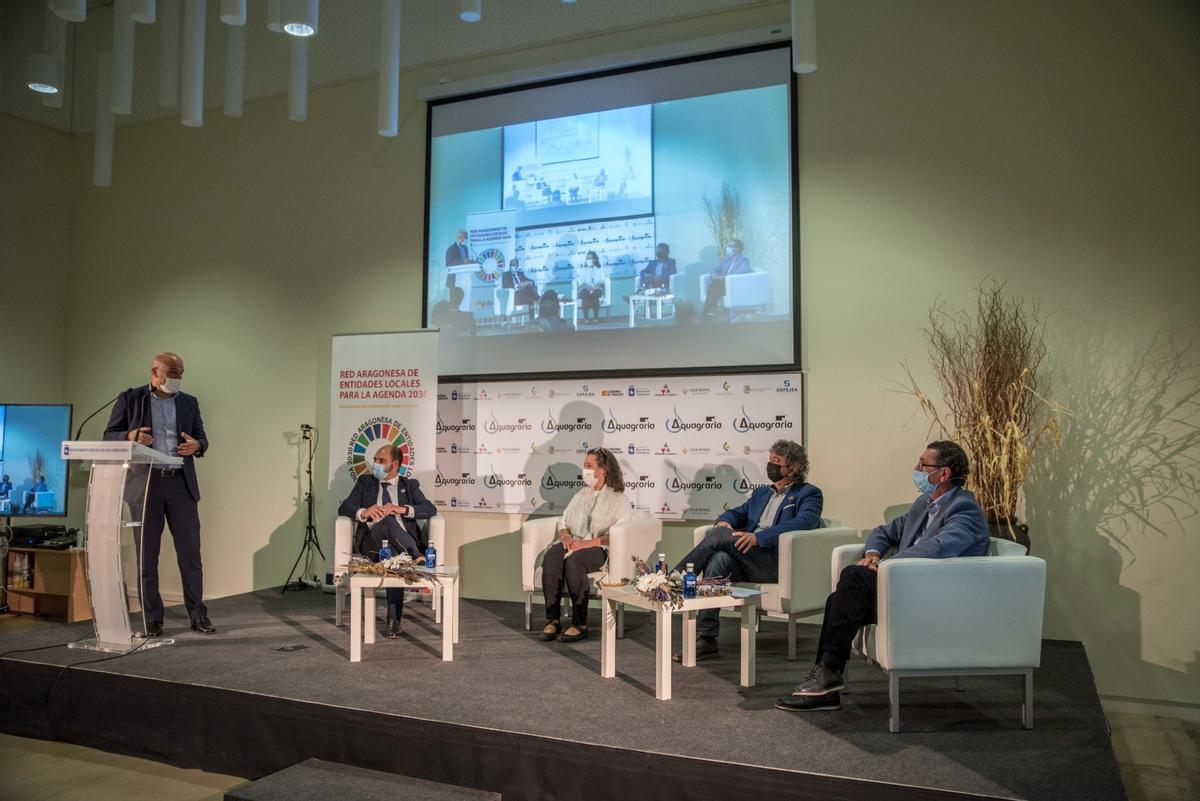 Encuentro de la Red Aragonesa de entidades locales para la Agenda 2030 celebrada en octubre en Ejea.