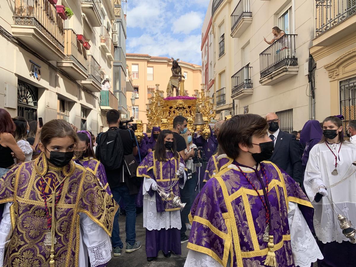 El Cristo de la Columna de Gitanos.