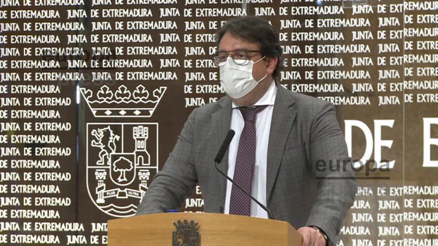 Vergeles: "Extremadura no tiene previsto en este momento su cierre perimetral"
