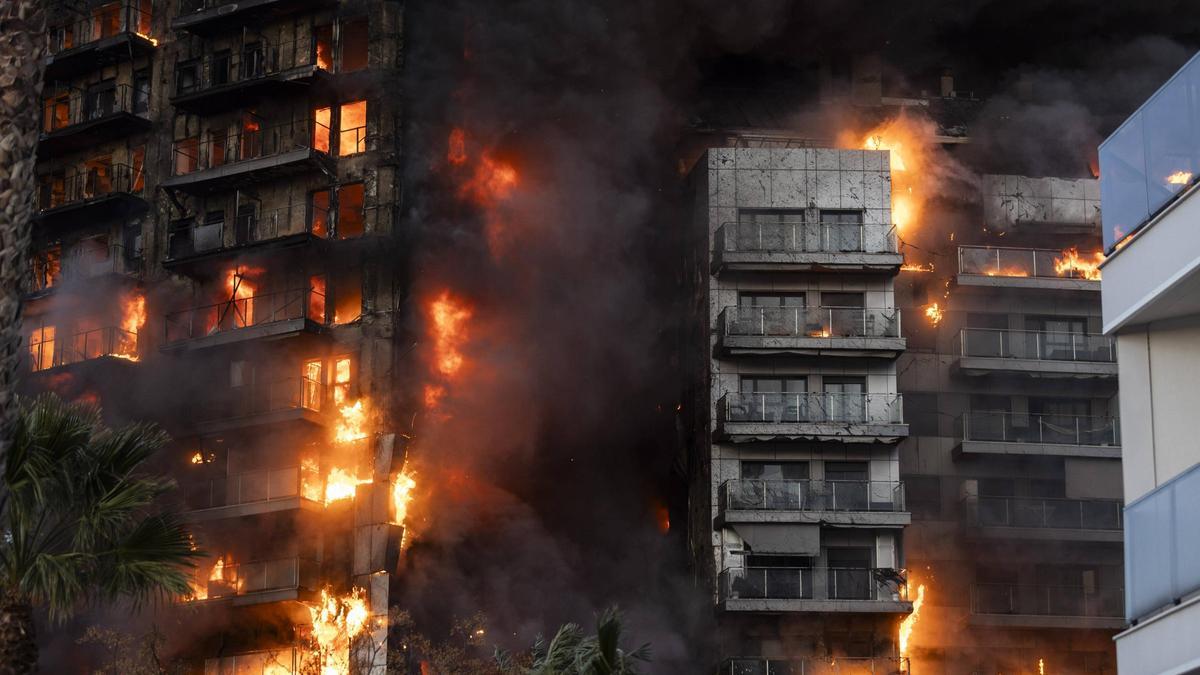 El incendio de Campanar ha obligado a manejar otras formas de alerta.