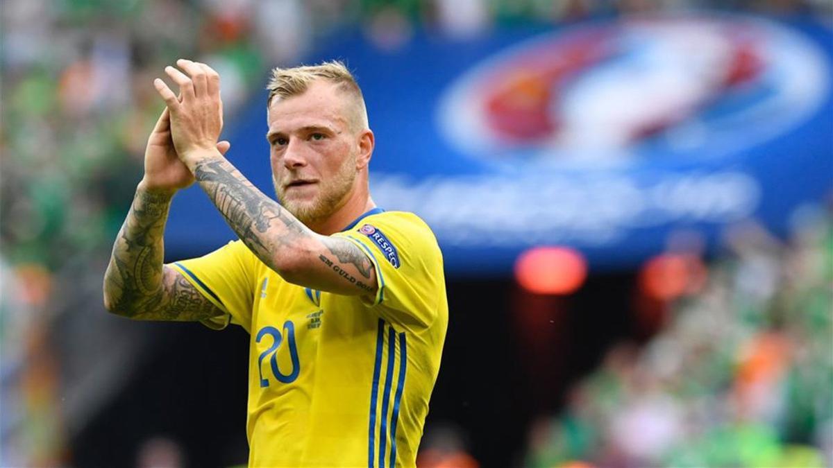 Guidetti, uno de los líderes de Suecia en el Mundial