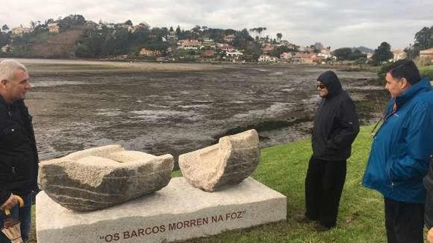 Nigrán estrena estatuas marineras en A Foz y Panxón