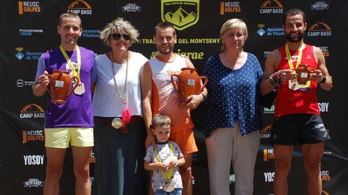 Podium Masculino de la 29k