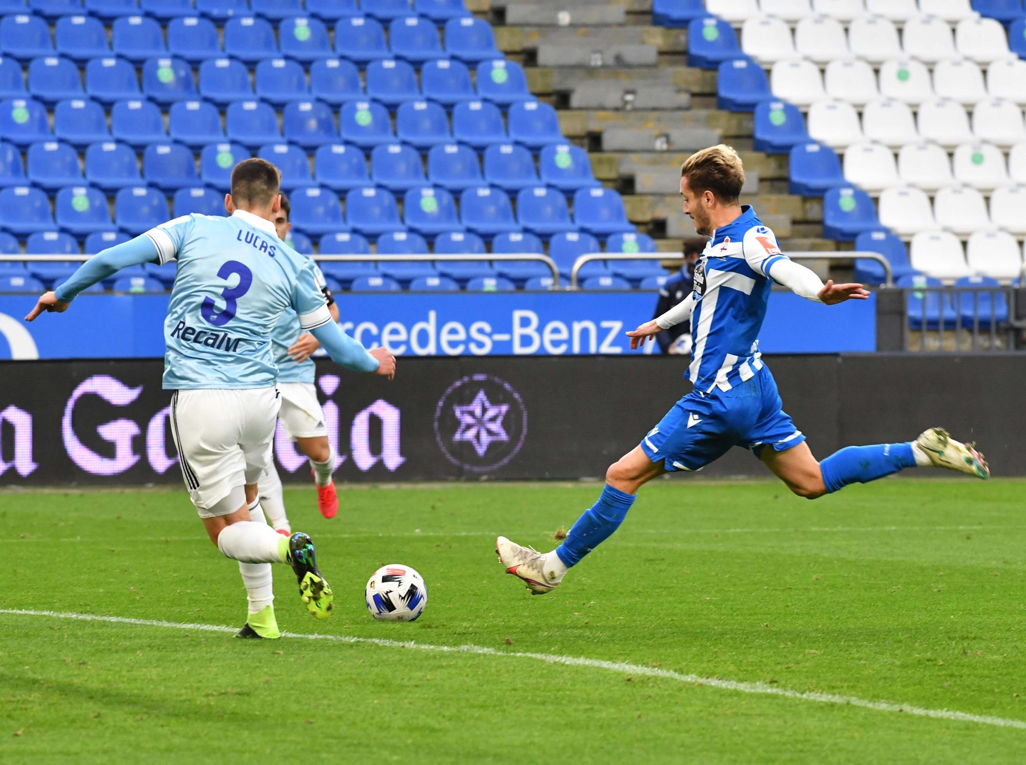 El Dépor cae en Riazor ante el Celta B