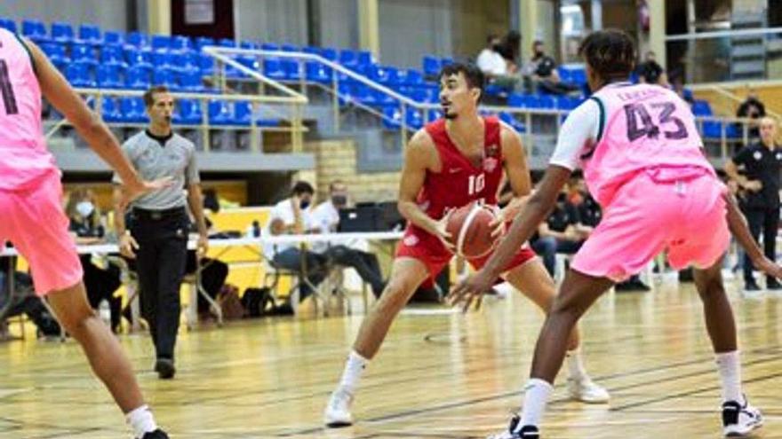 Cosialls, en una acció del Girona-Barça B.