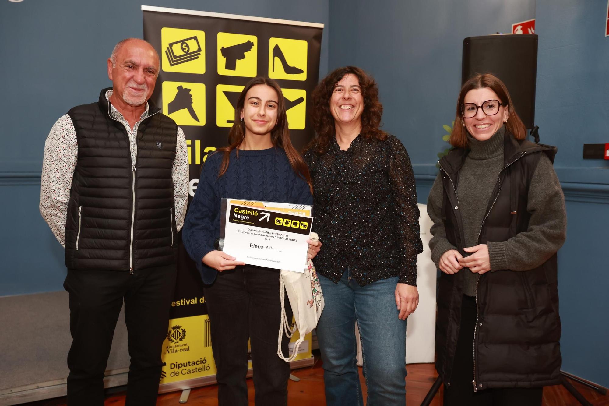 Las imágenes de la entrega en Vila-real de los premios a los relatos juveniles de Castelló Negre